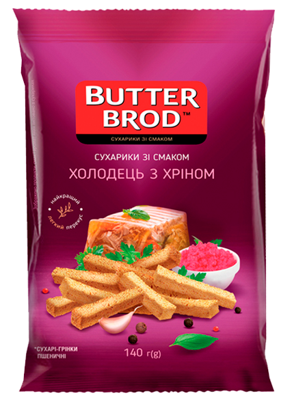 BUTTERBROD зі смаком холодцю з хроном 140г